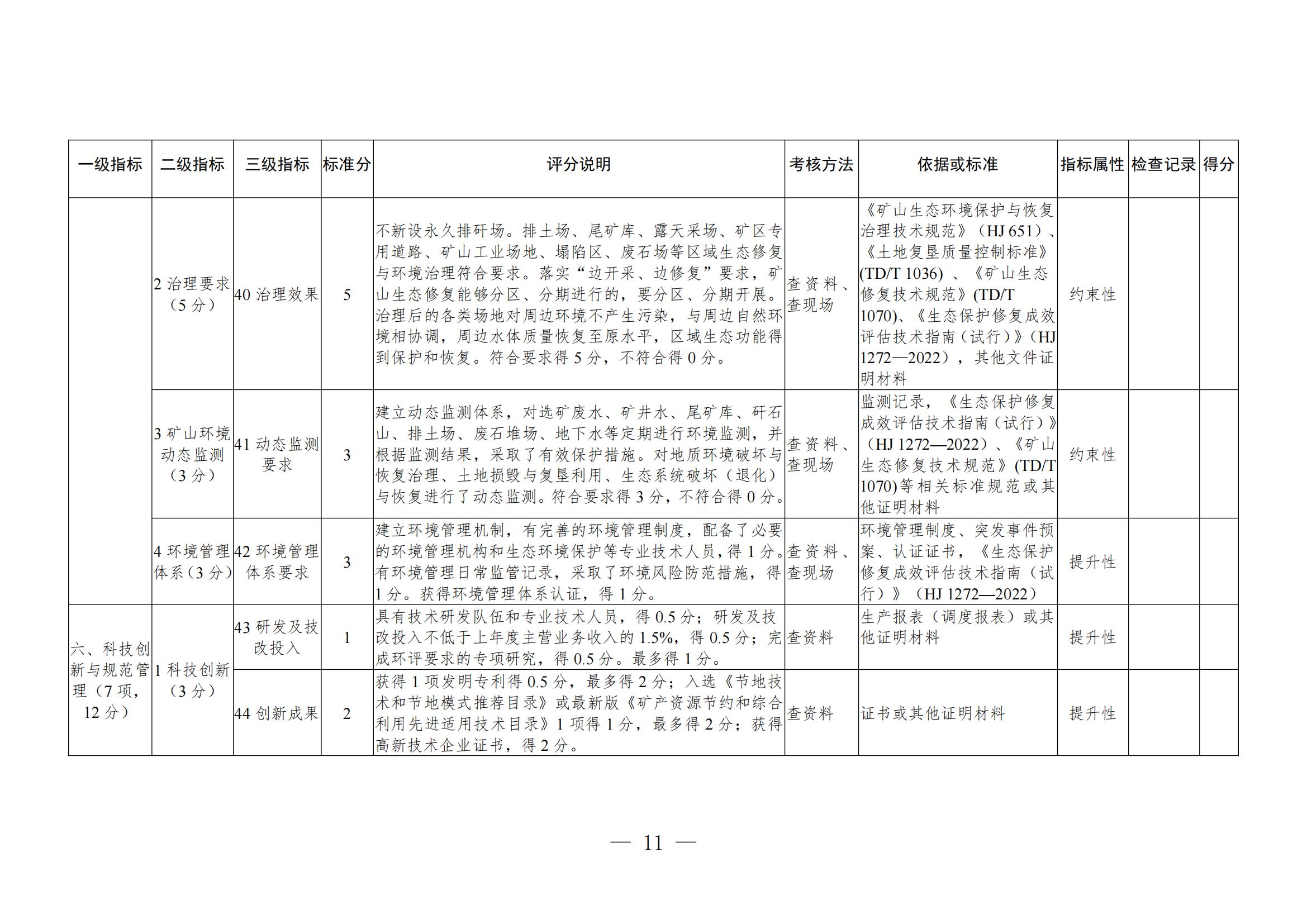 關(guān)于進(jìn)一步加強(qiáng)綠色礦山建設(shè)的通知